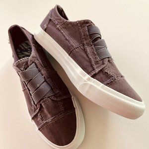 BLOWFISH Malibu Grape "Marley" Canvas Slip-On Tennis Shoe Size  7 1/2